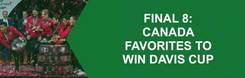 Canada Advances to the Davis Cup Quarterfinals: Draw Results Released